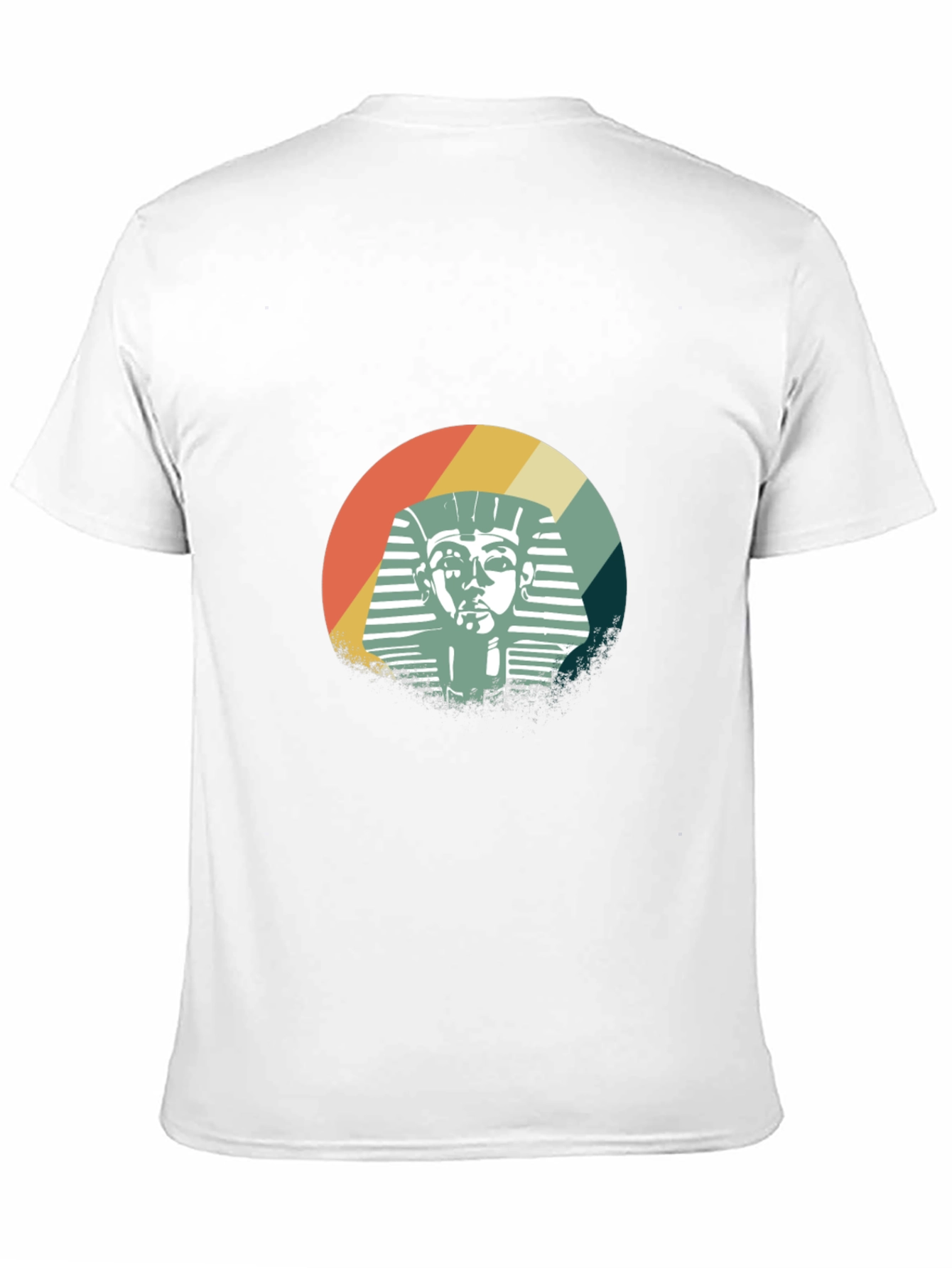 Retro Pharaoh Graphic T-Shirt - Black