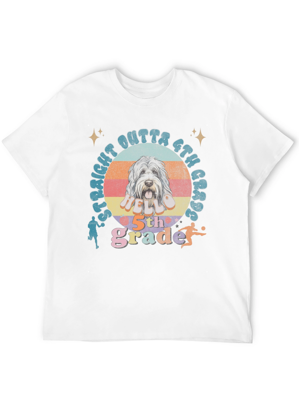 Straight Outta 6th Grade Dog T-Shirt
