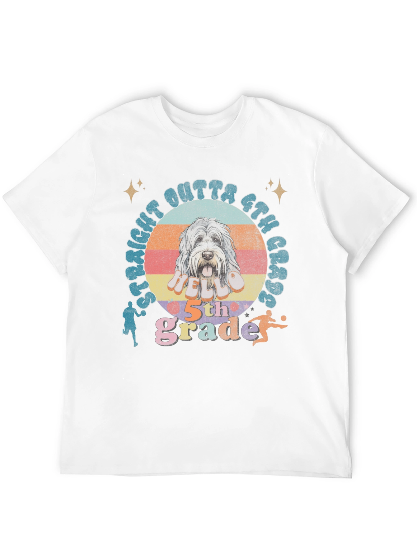 Straight Outta 6th Grade Dog T-Shirt