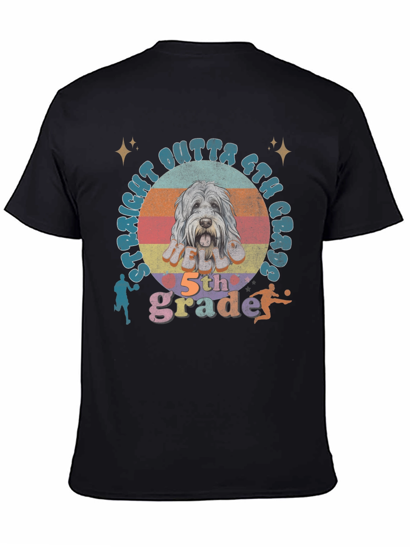 Straight Outta 6th Grade Dog T-Shirt