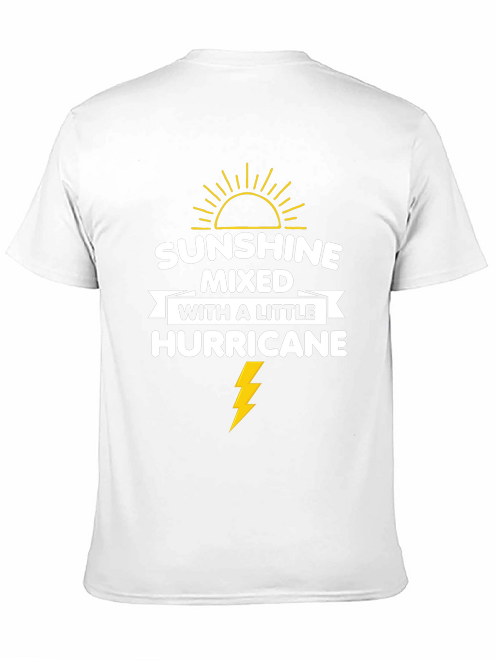 Sunshine Hurricane Graphic Tee - Mens Black T-Shirt