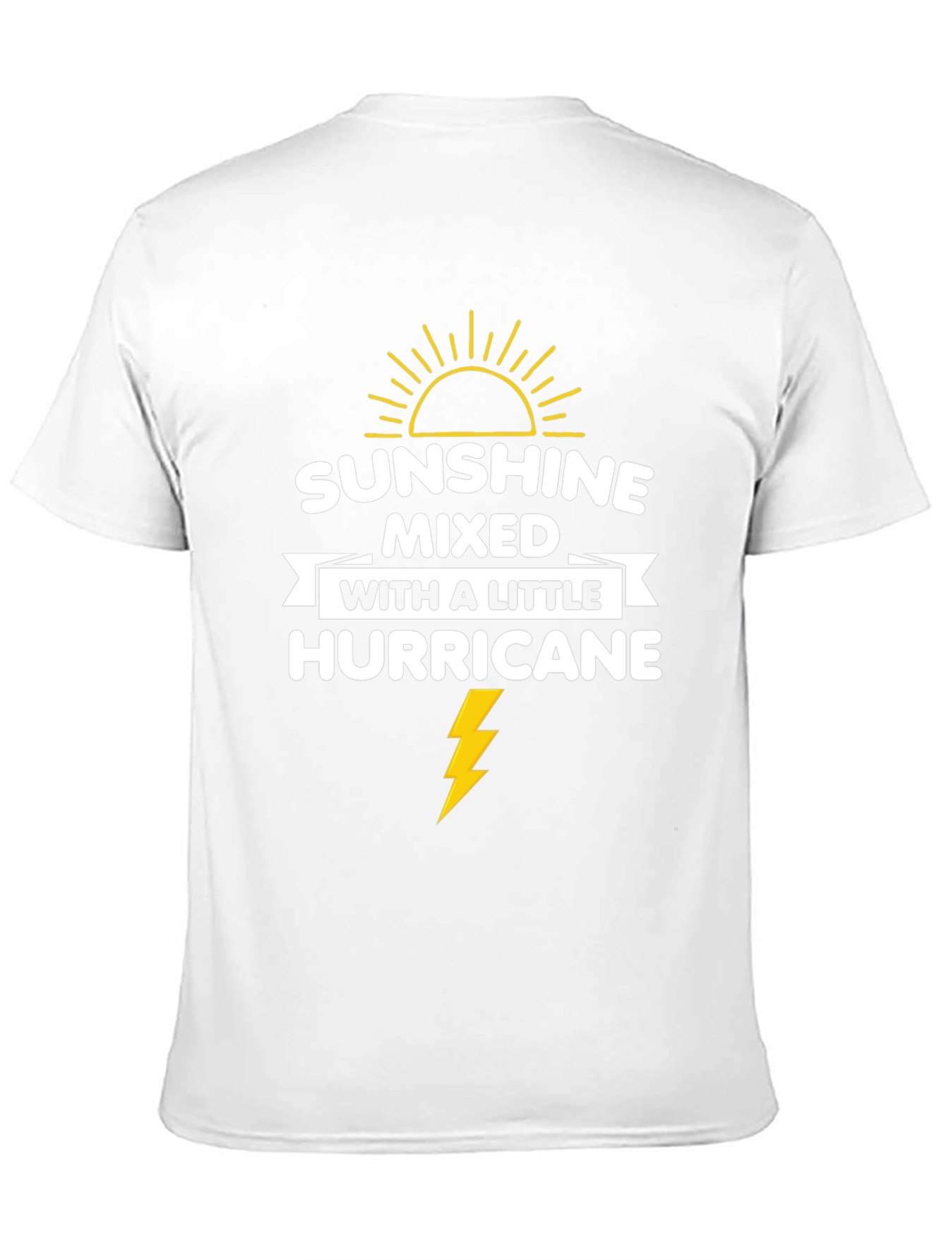 Sunshine Hurricane Graphic Tee - Mens Black T-Shirt