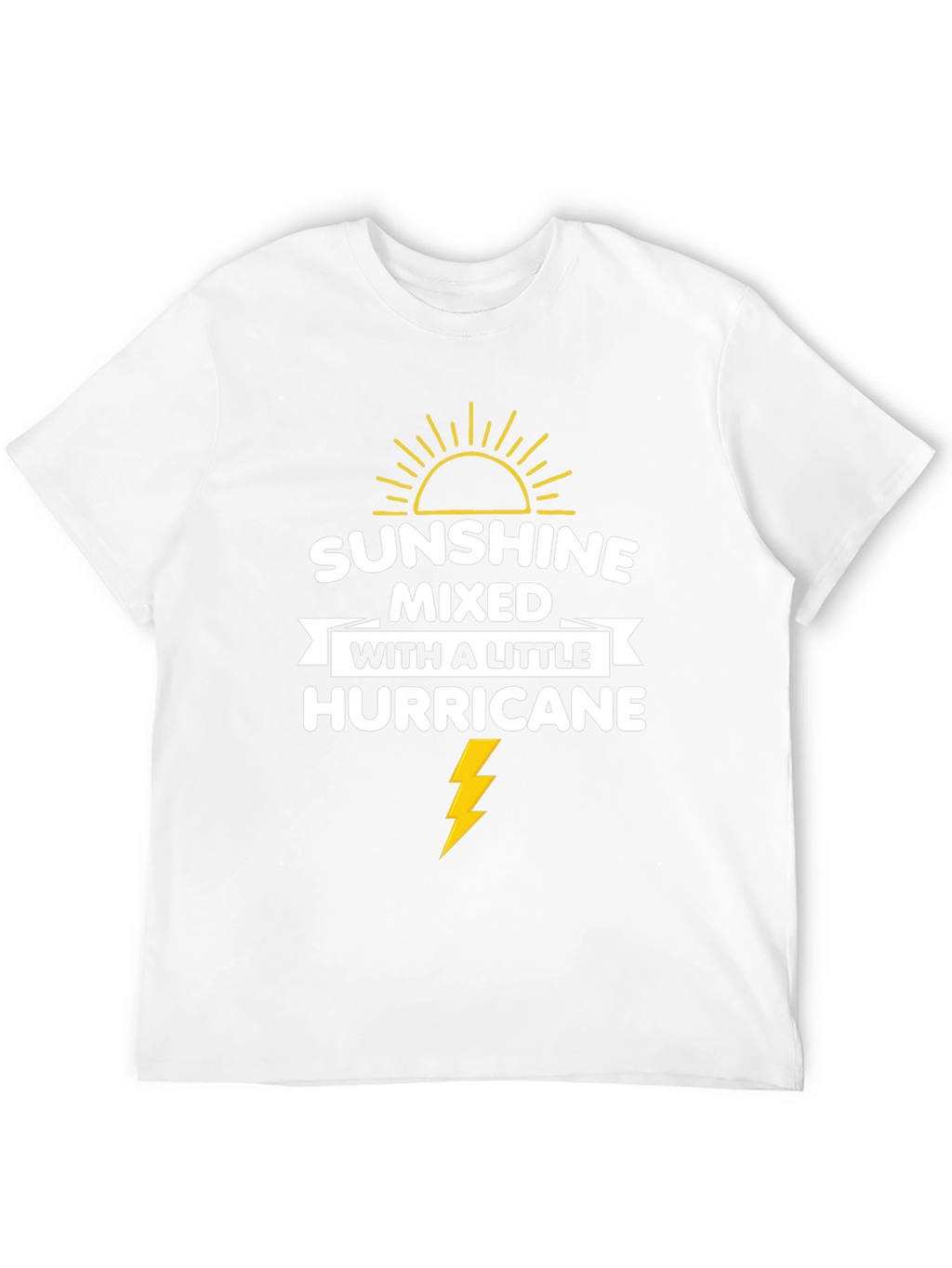 Sunshine Hurricane Graphic Tee - Mens Black T-Shirt