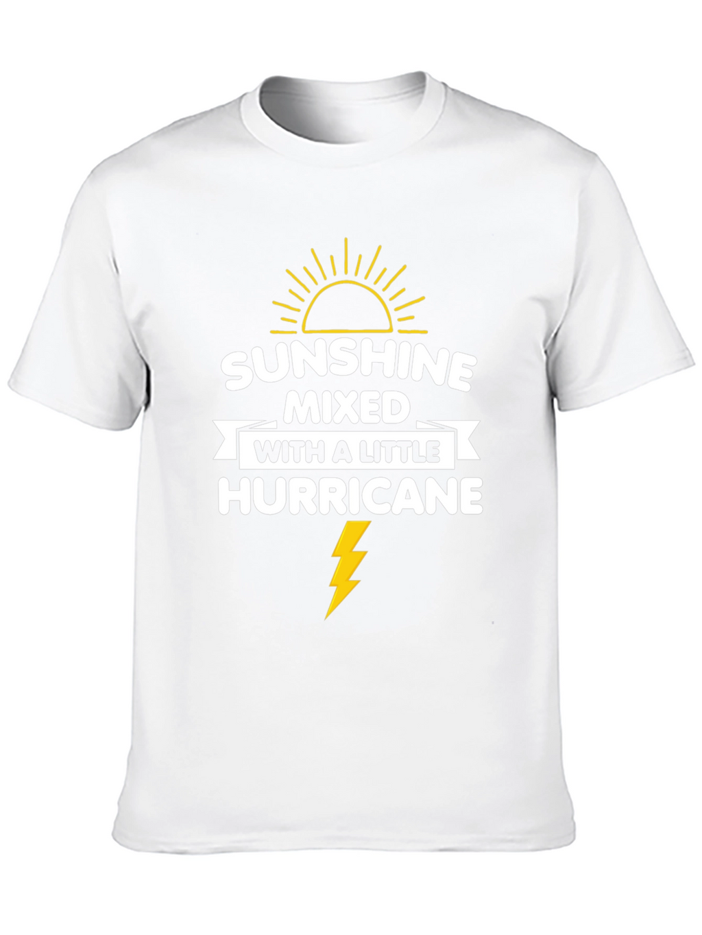 Sunshine Hurricane Graphic Tee - Mens Black T-Shirt