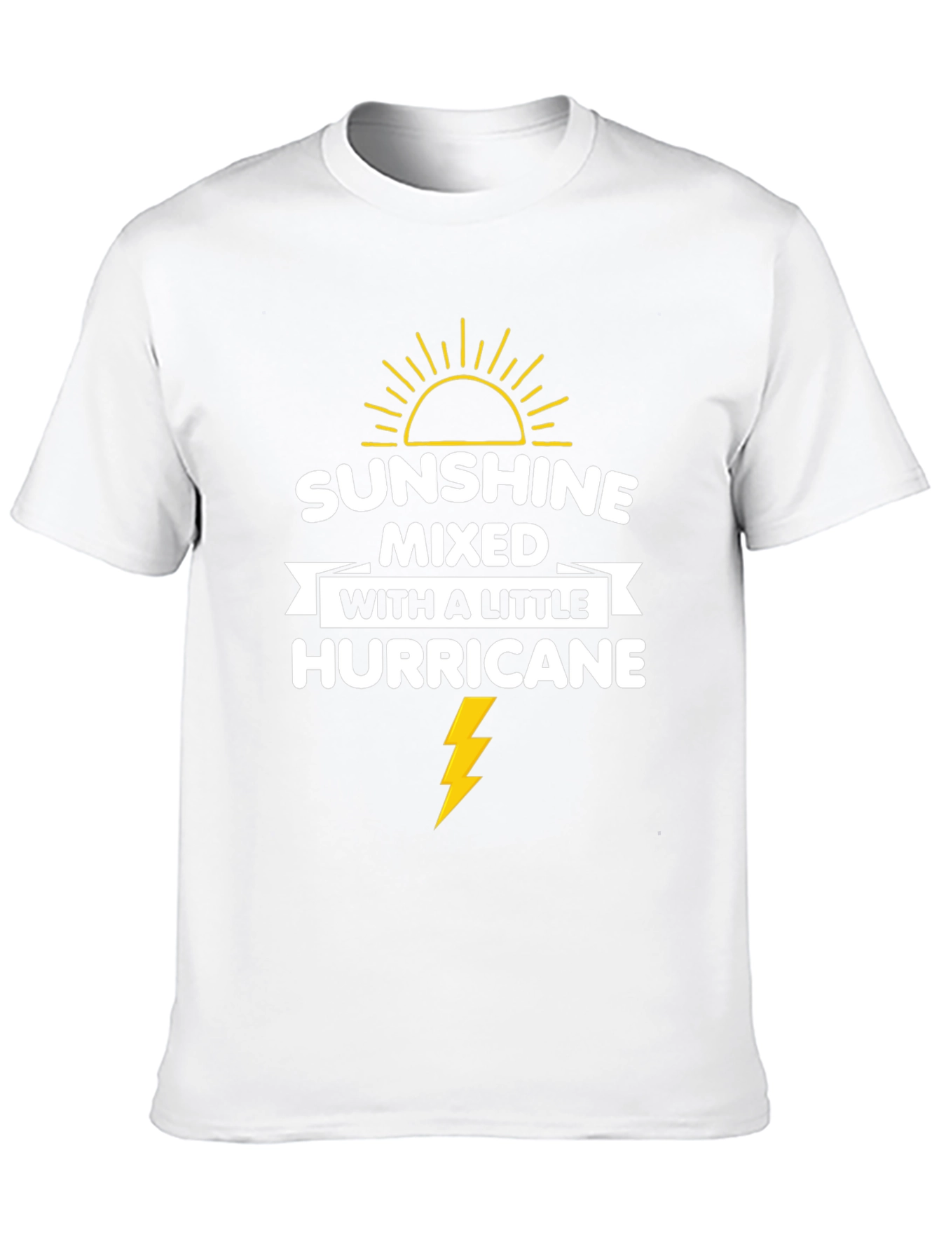 Sunshine Hurricane Graphic Tee - Mens Black T-Shirt