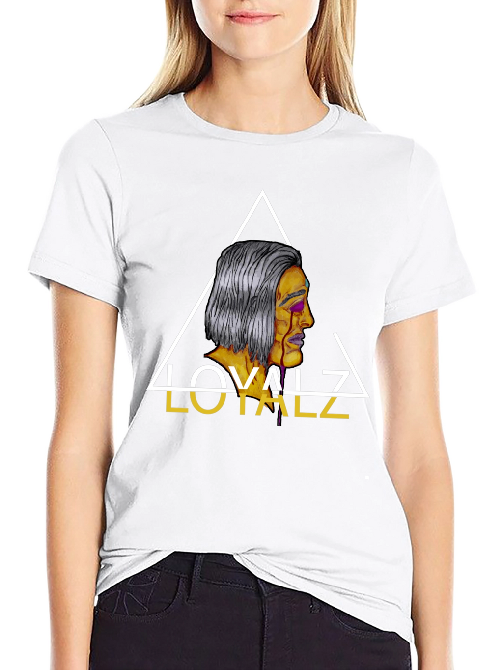 Loyalz Graphic Tee - Mens Black Cotton T-Shirt