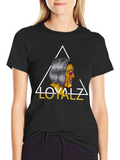 Loyalz Graphic Tee - Mens Black Cotton T-Shirt