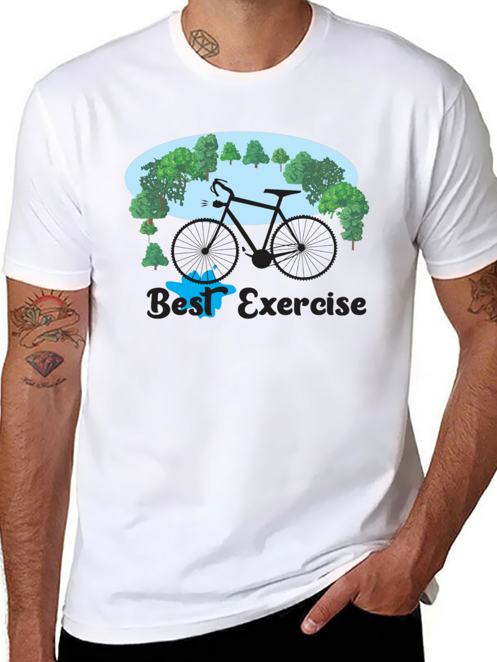 Best Exercise Bike T-Shirt