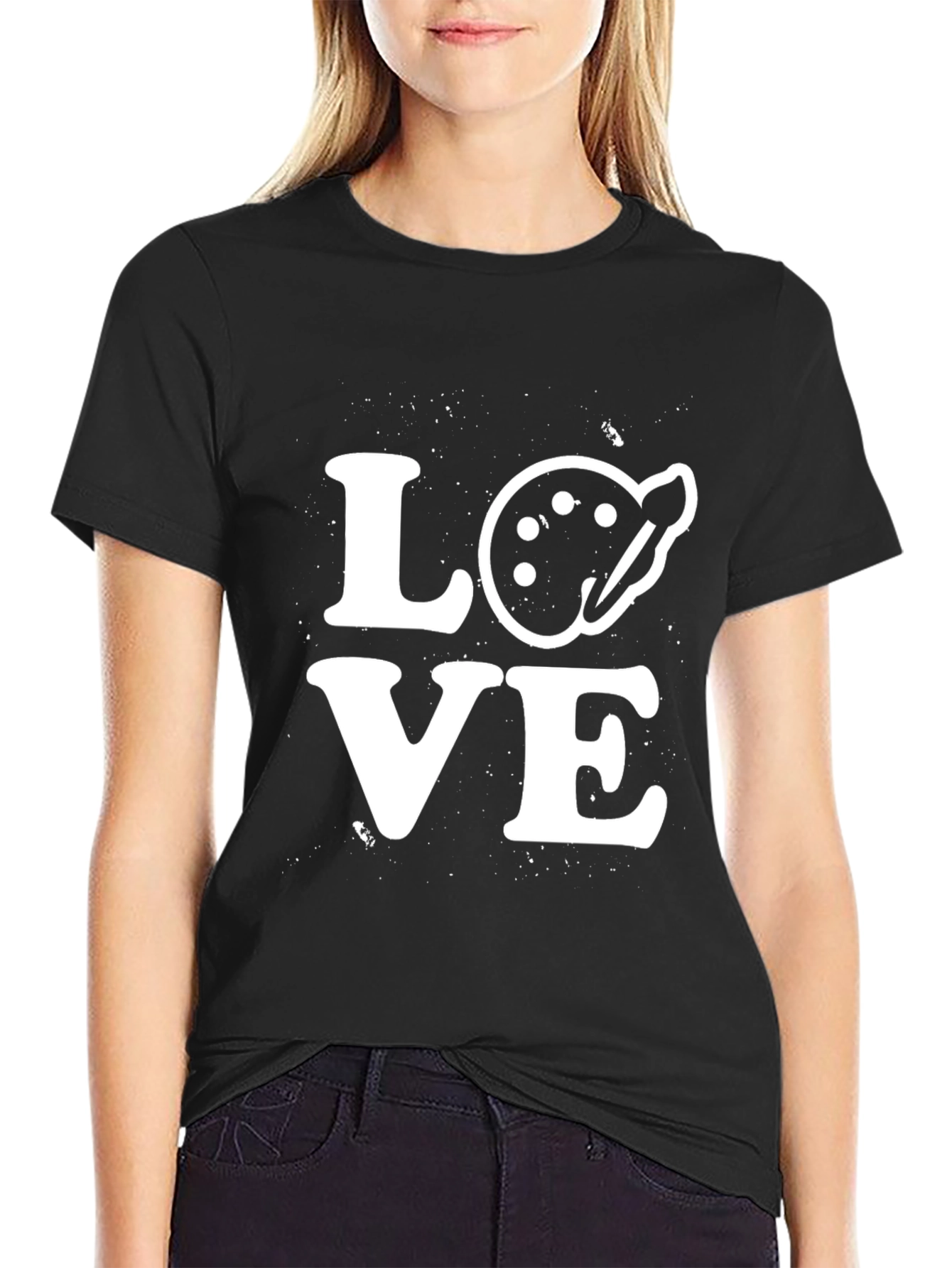 Love to Paint Graphic Tee - Artist Gift Idea