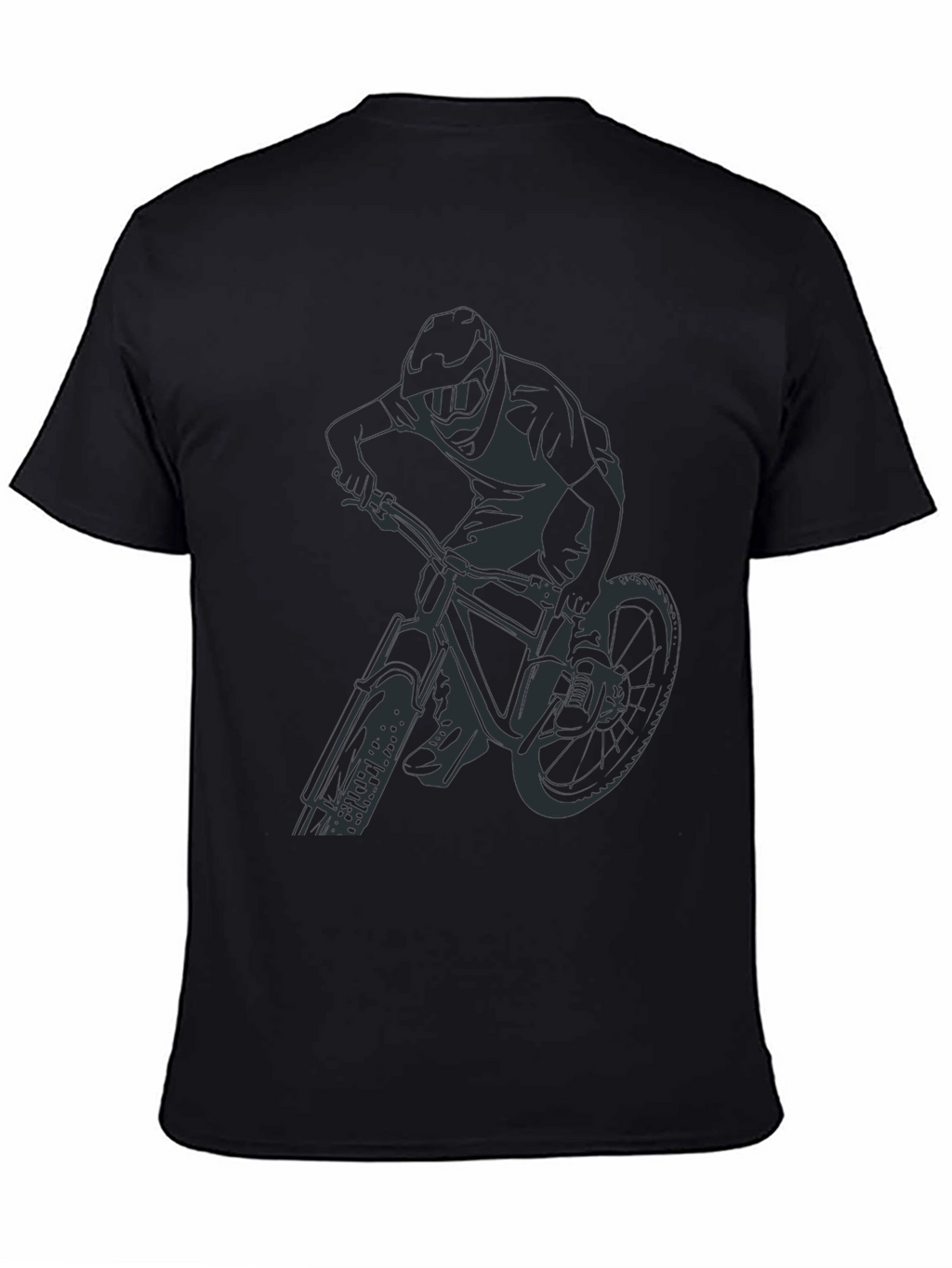 Black Mountain Biker Graphic Tee - Ride in Style!