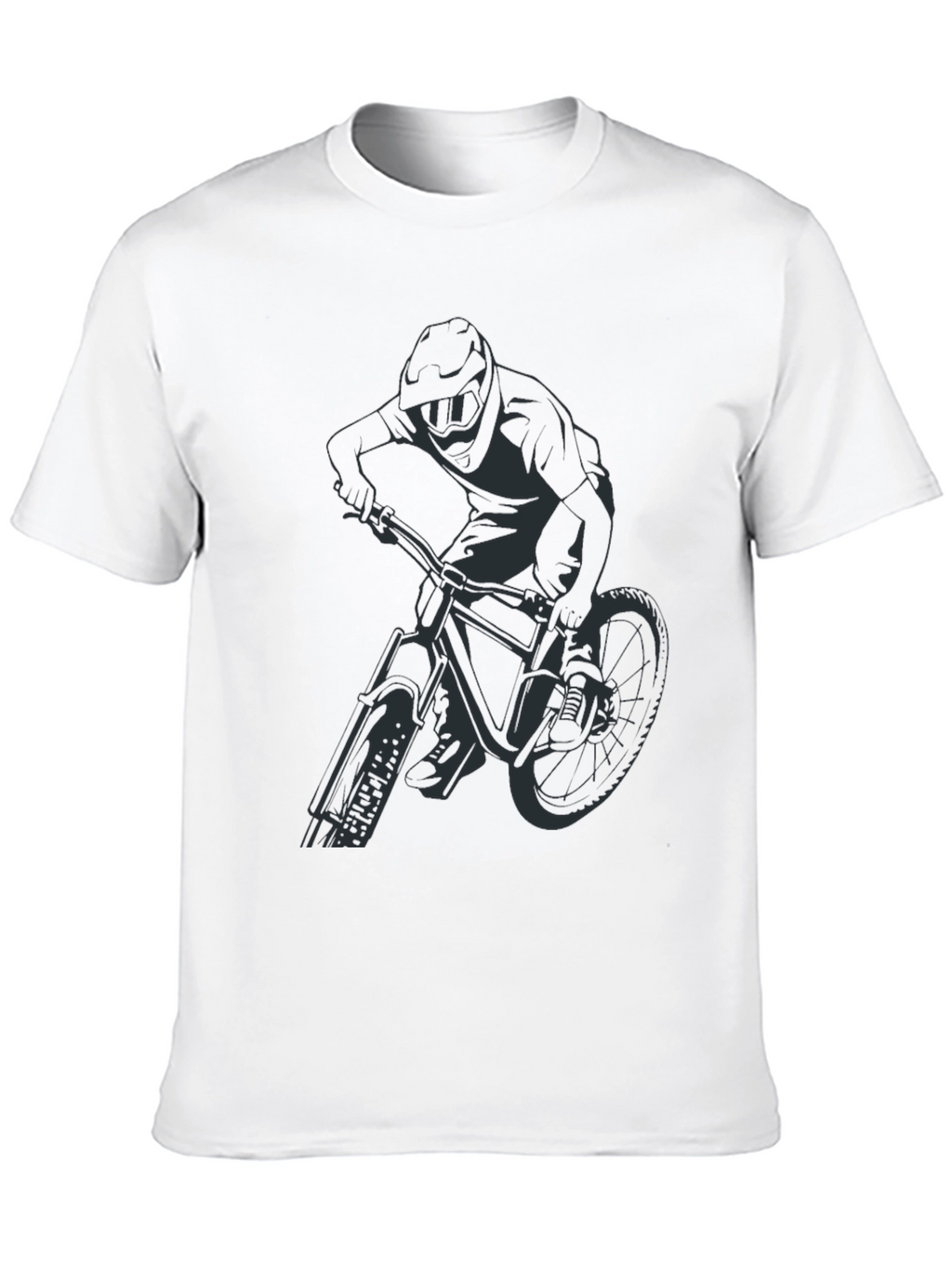Black Mountain Biker Graphic Tee - Ride in Style!
