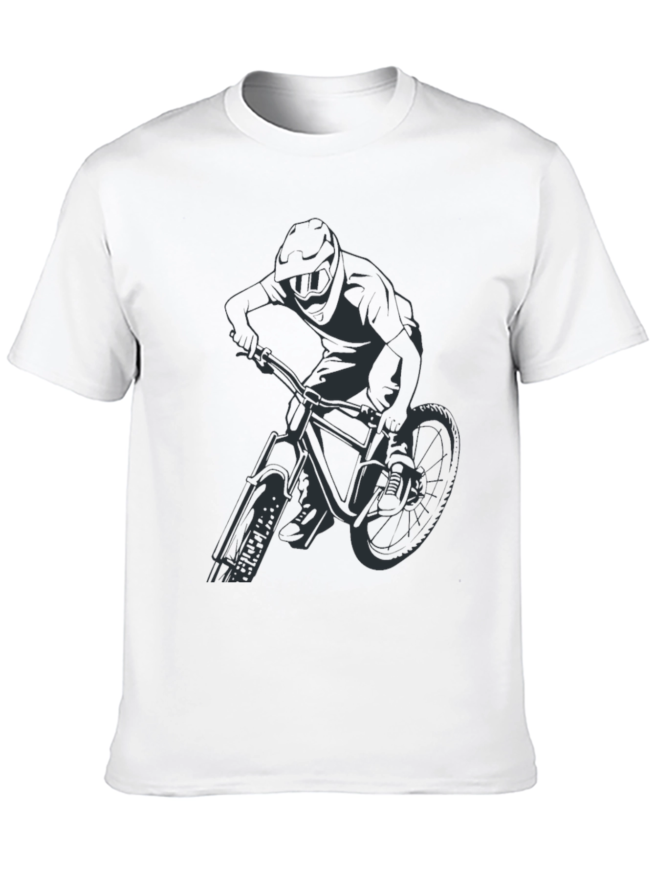 Black Mountain Biker Graphic Tee - Ride in Style!