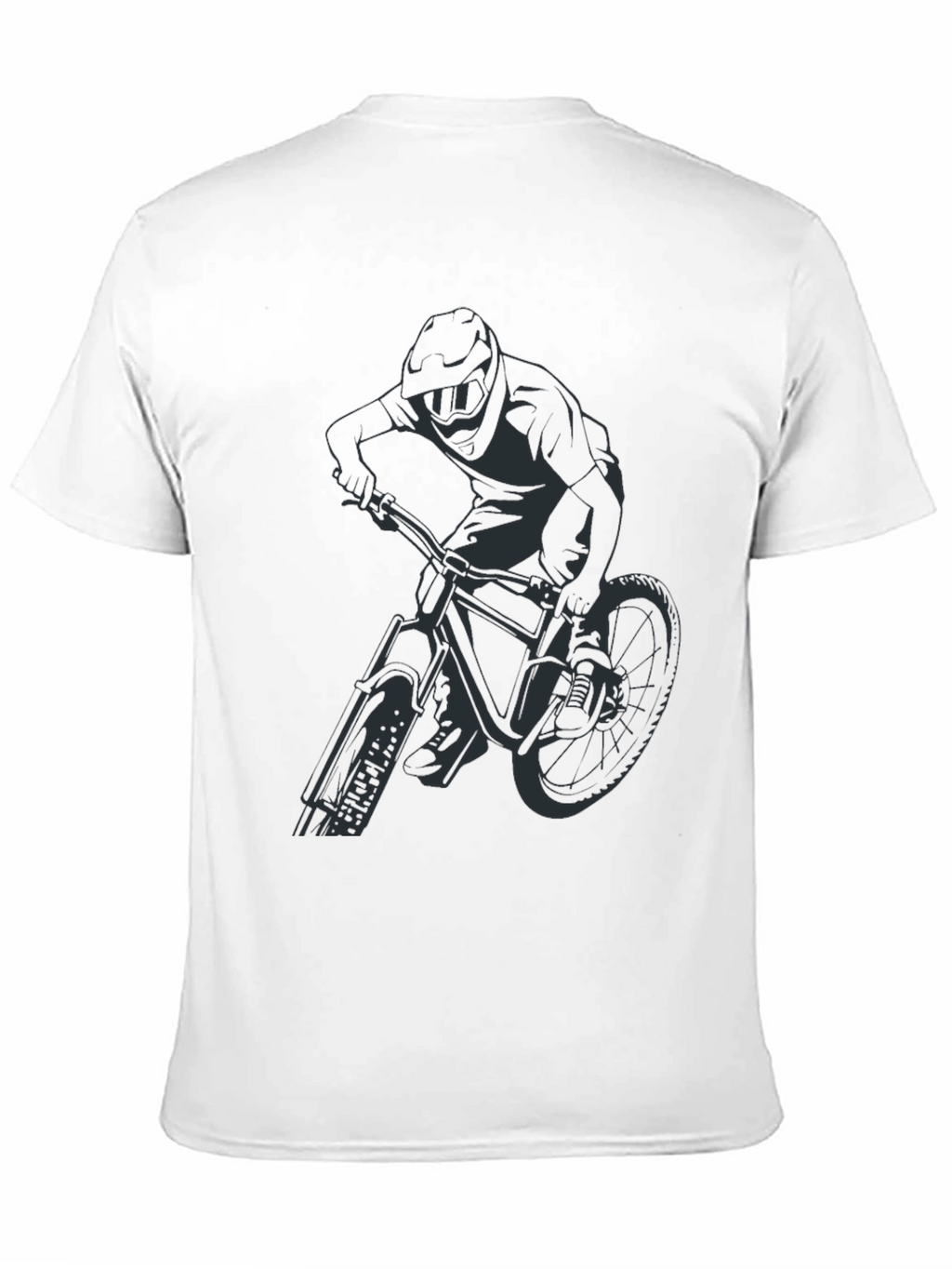 Black Mountain Biker Graphic Tee - Ride in Style!