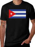 Cuba Flag Graphic T-Shirt - Patriotic Cuban Pride
