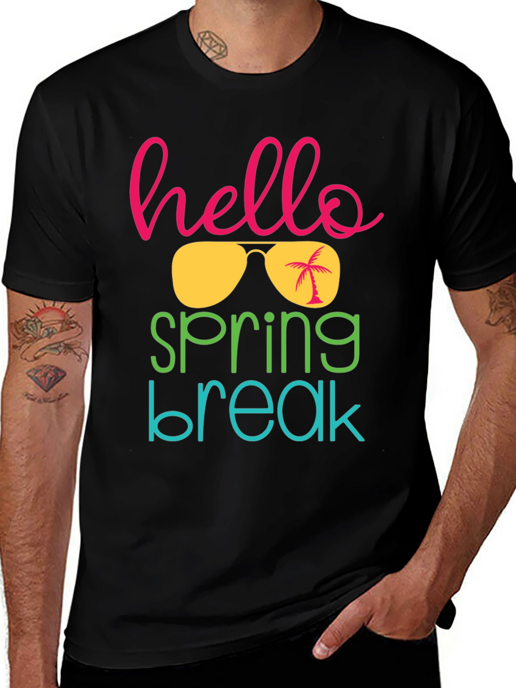 Hello Spring Break Graphic Tee