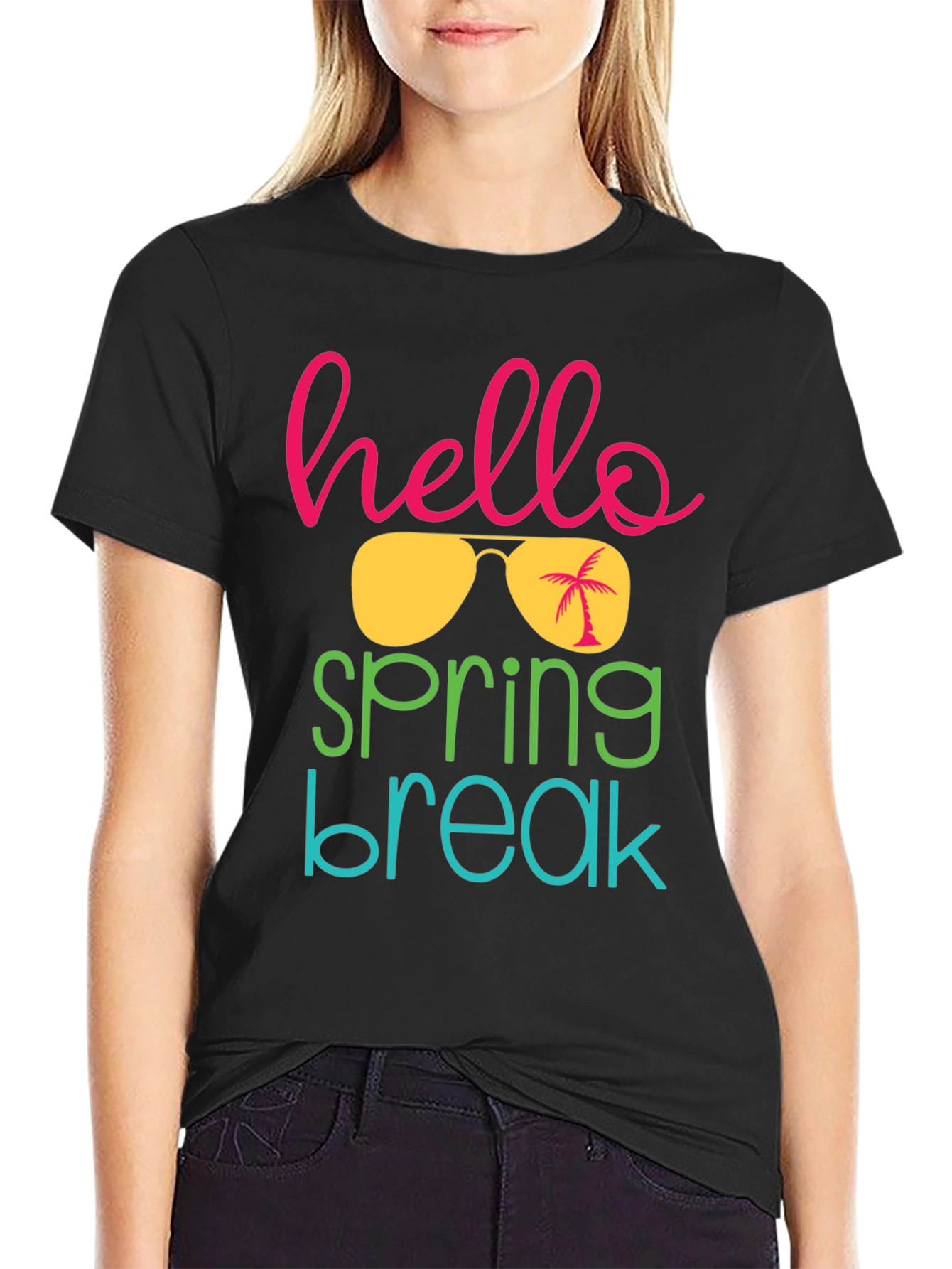 Hello Spring Break Graphic Tee