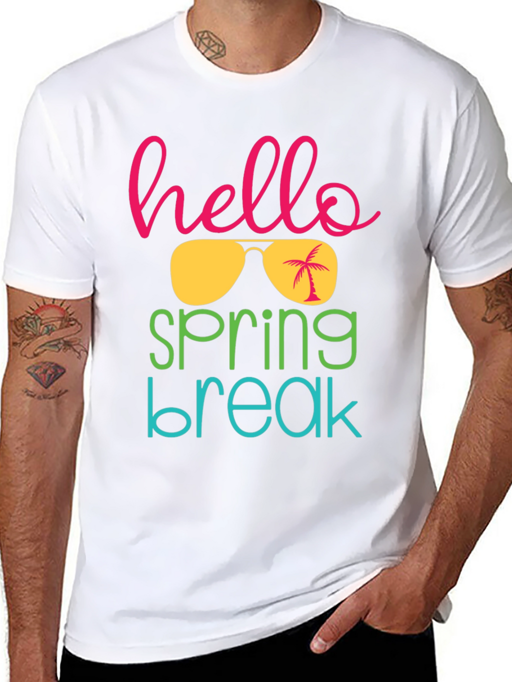 Hello Spring Break Graphic Tee