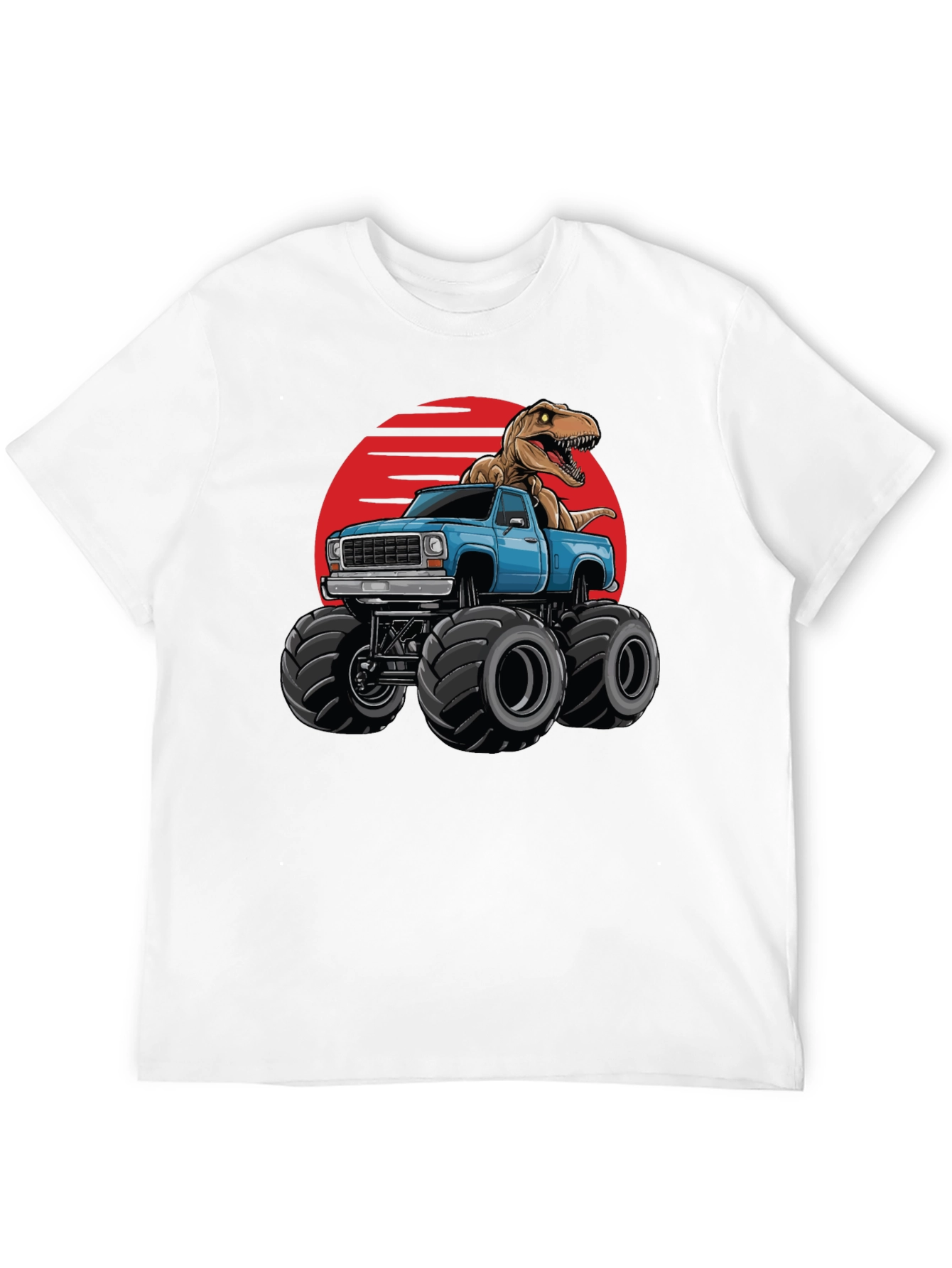 Dino Truck T-Shirt: Rawr-some Ride!