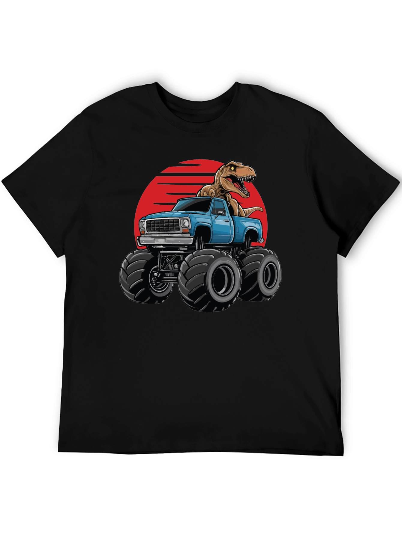 Dino Truck T-Shirt: Rawr-some Ride!
