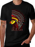 Native American Eagle Headdress T-Shirt
