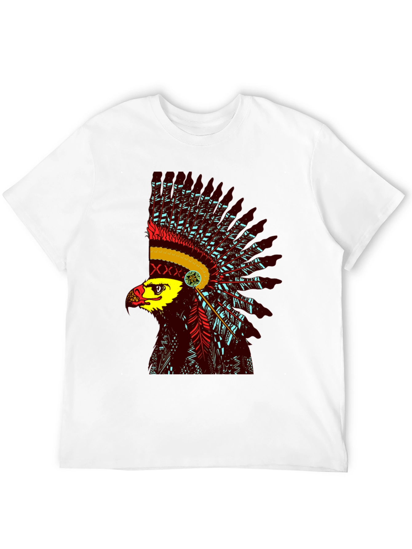 Native American Eagle Headdress T-Shirt