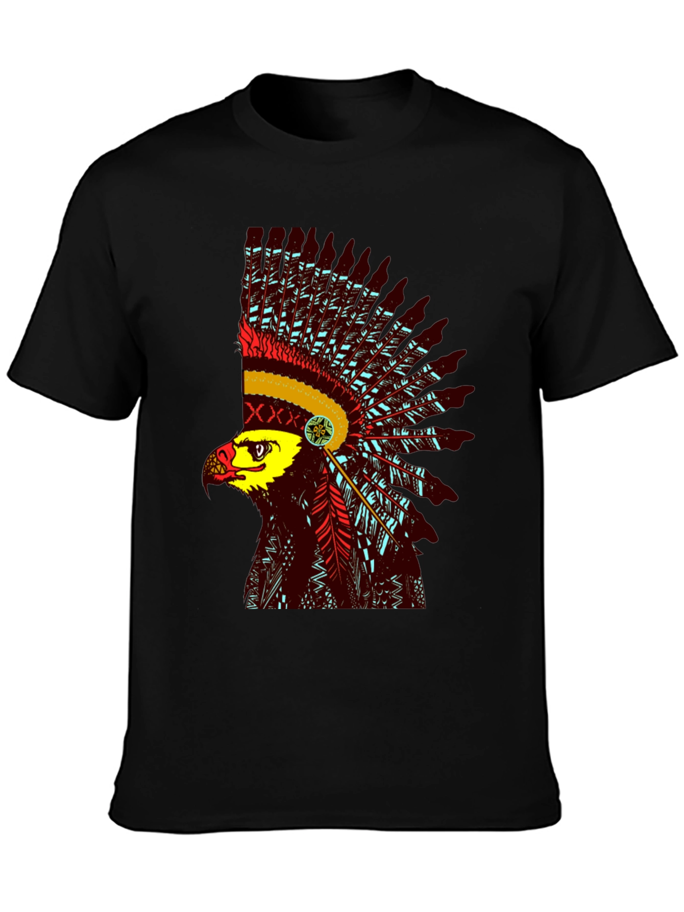 Native American Eagle Headdress T-Shirt