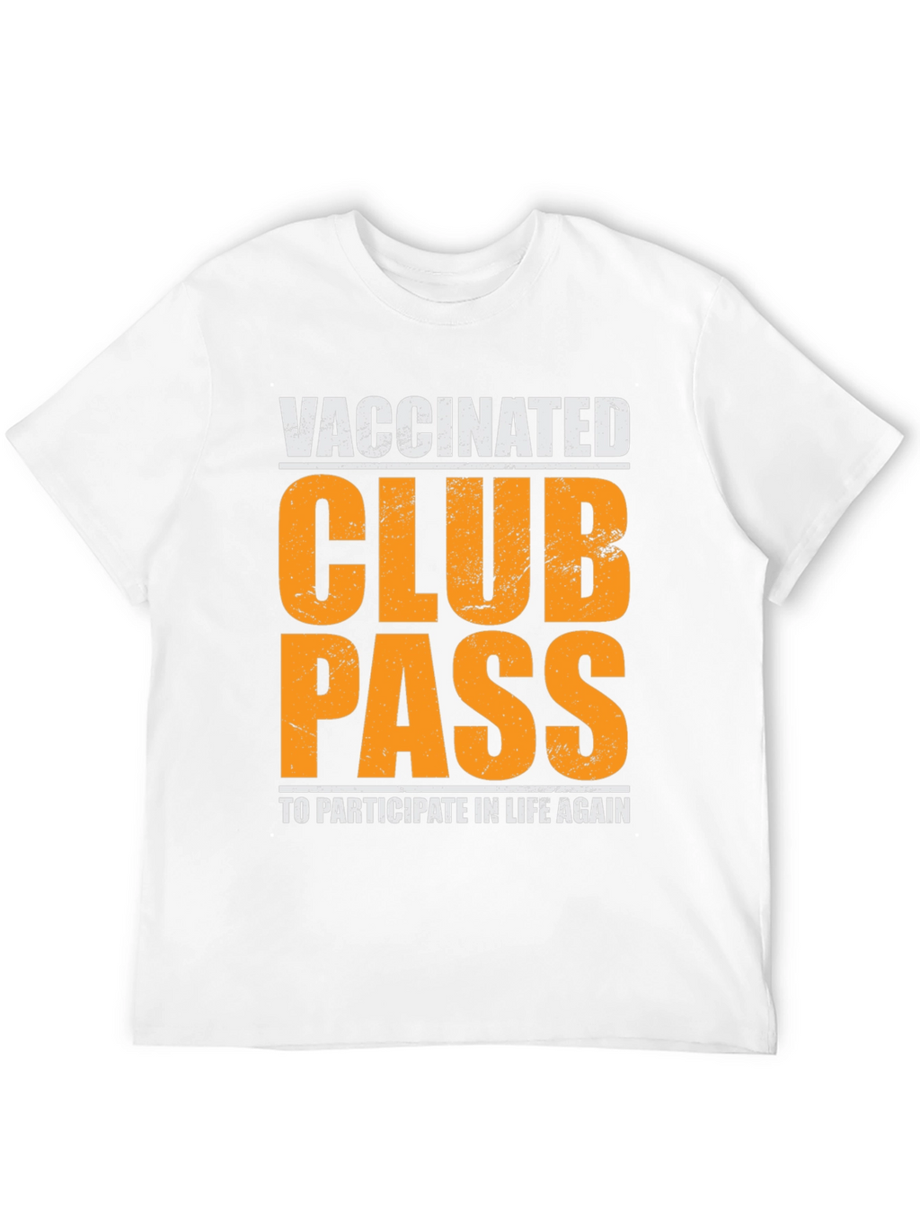 Vaccinated Club Pass Graphic Tee