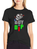 Buy the Dip Crypto Tee - Astronaut Rocket Design