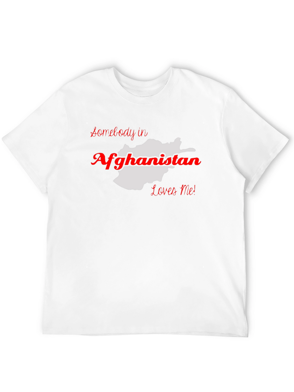 Afghanistan Love T-Shirt - Black Cotton Graphic Tee