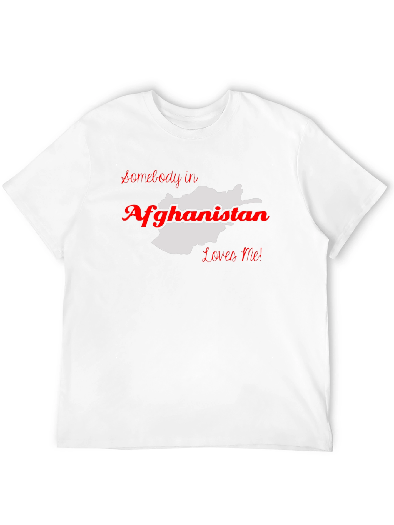 Afghanistan Love T-Shirt - Black Cotton Graphic Tee