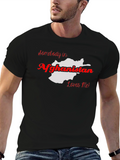 Afghanistan Love T-Shirt - Black Cotton Graphic Tee
