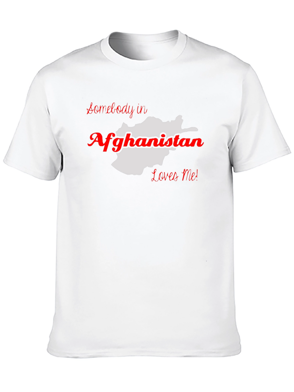 Afghanistan Love T-Shirt - Black Cotton Graphic Tee