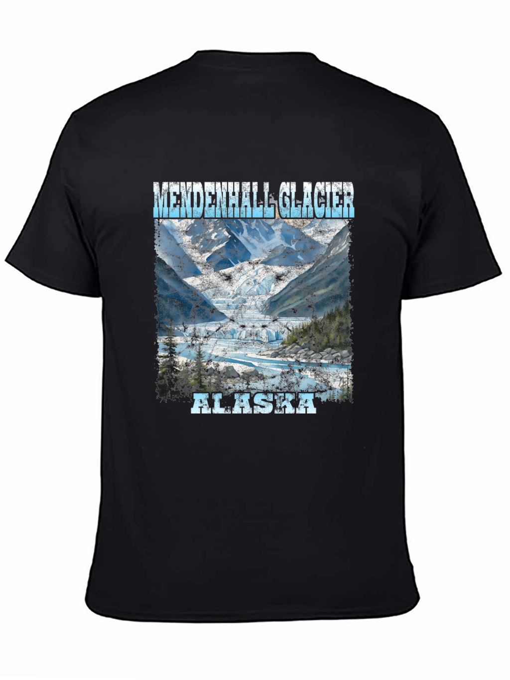 Mendenhall Glacier Alaska Tee - Scenic Print