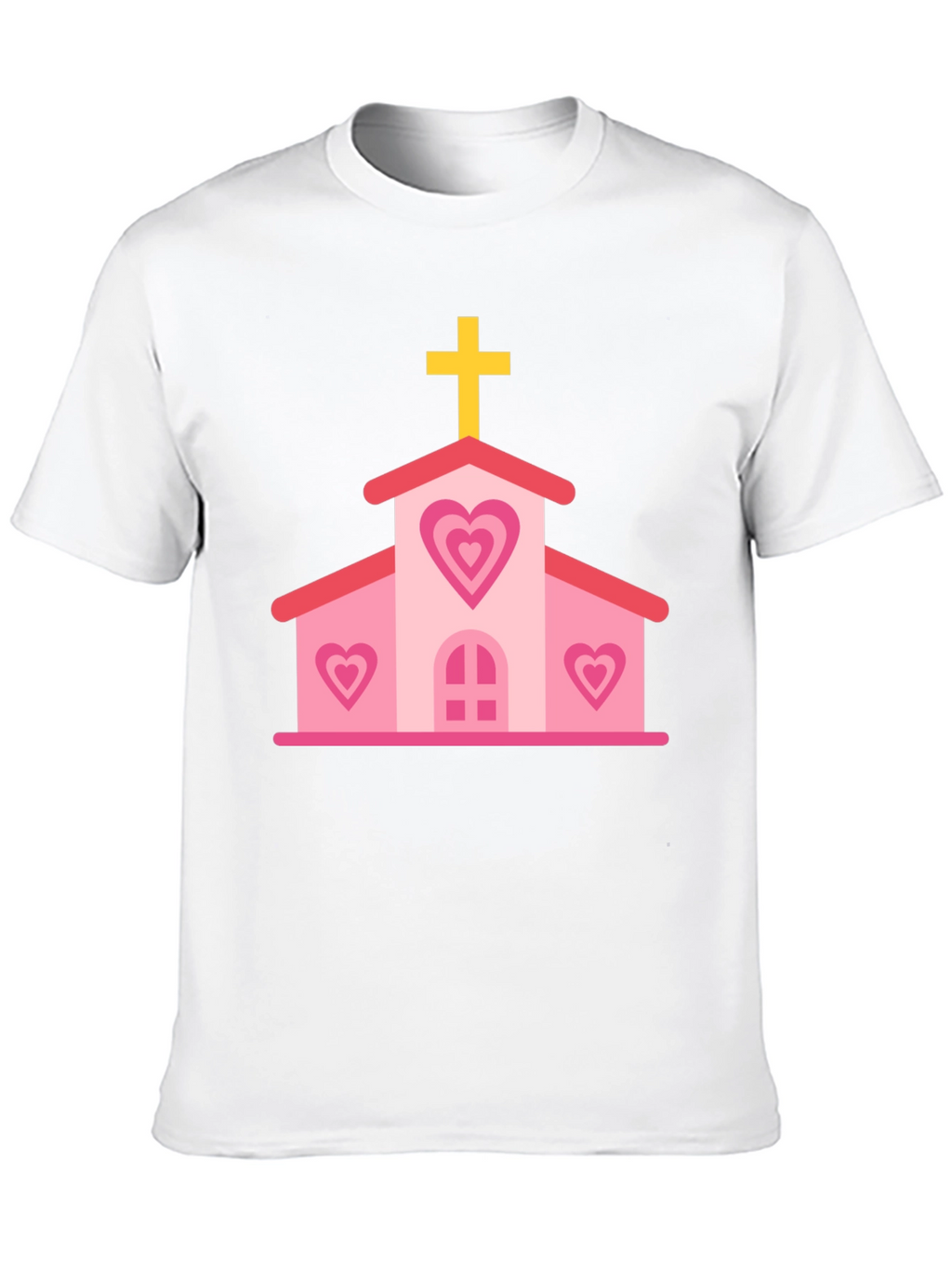 Heart Church Graphic Tee - Black