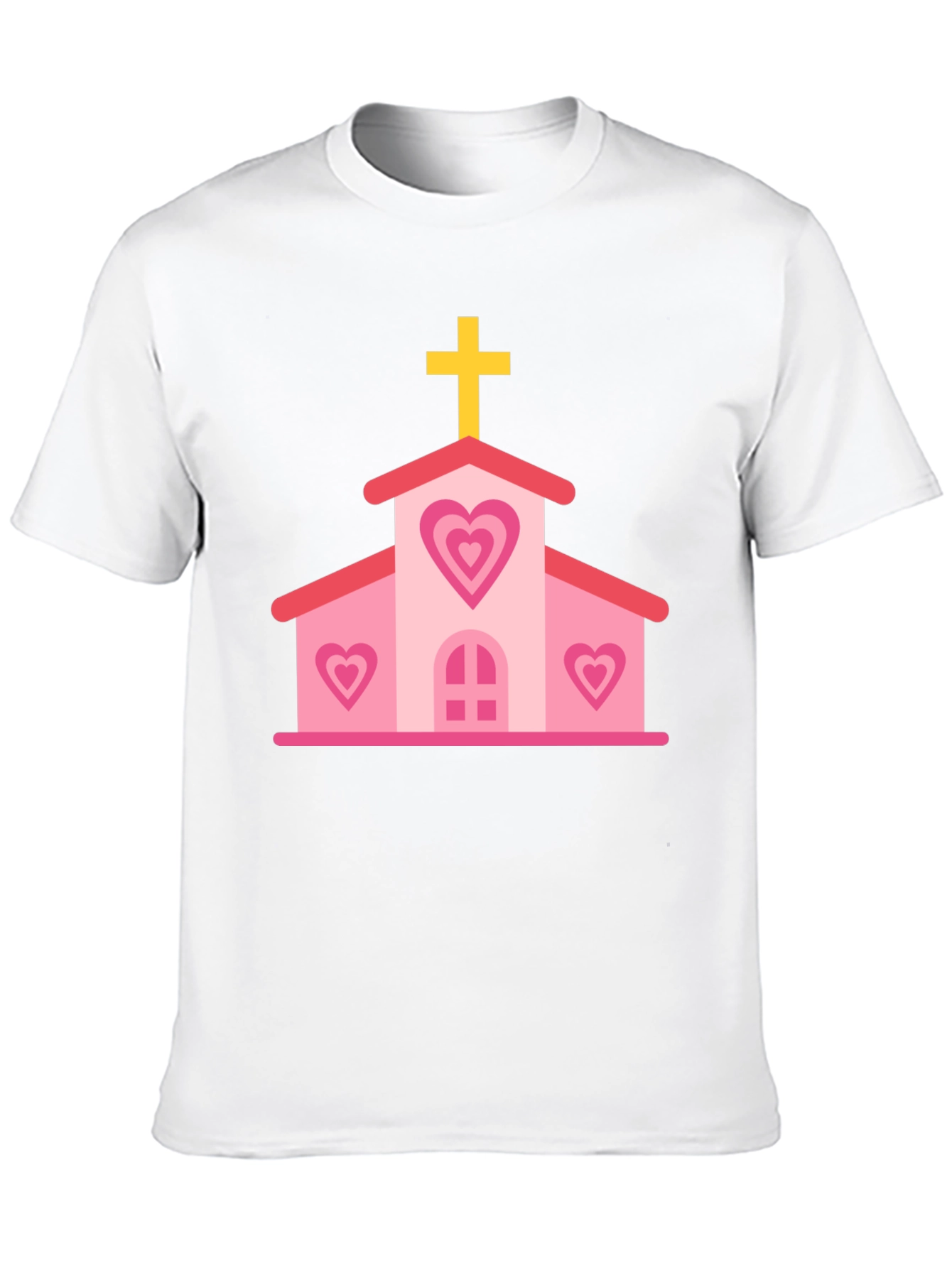 Heart Church Graphic Tee - Black