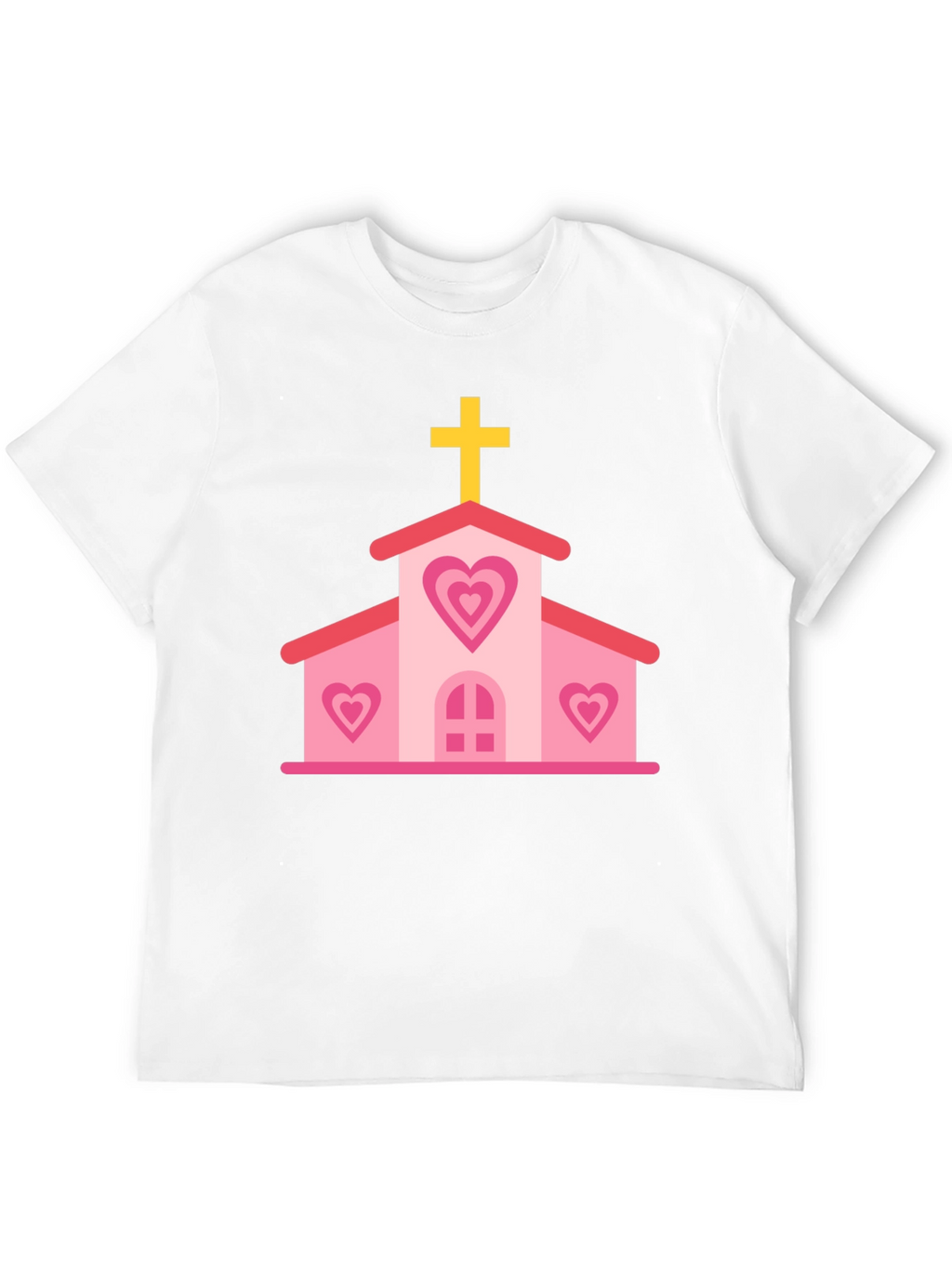 Heart Church Graphic Tee - Black