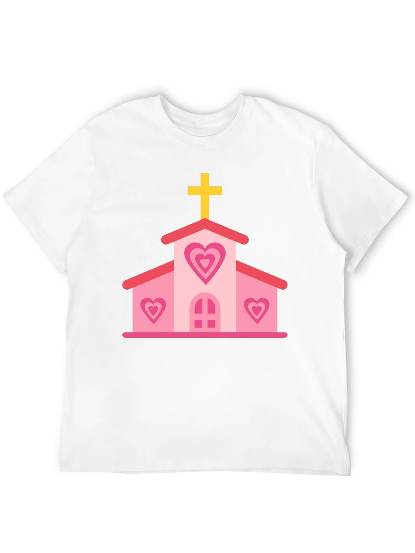 Heart Church Graphic Tee - Black