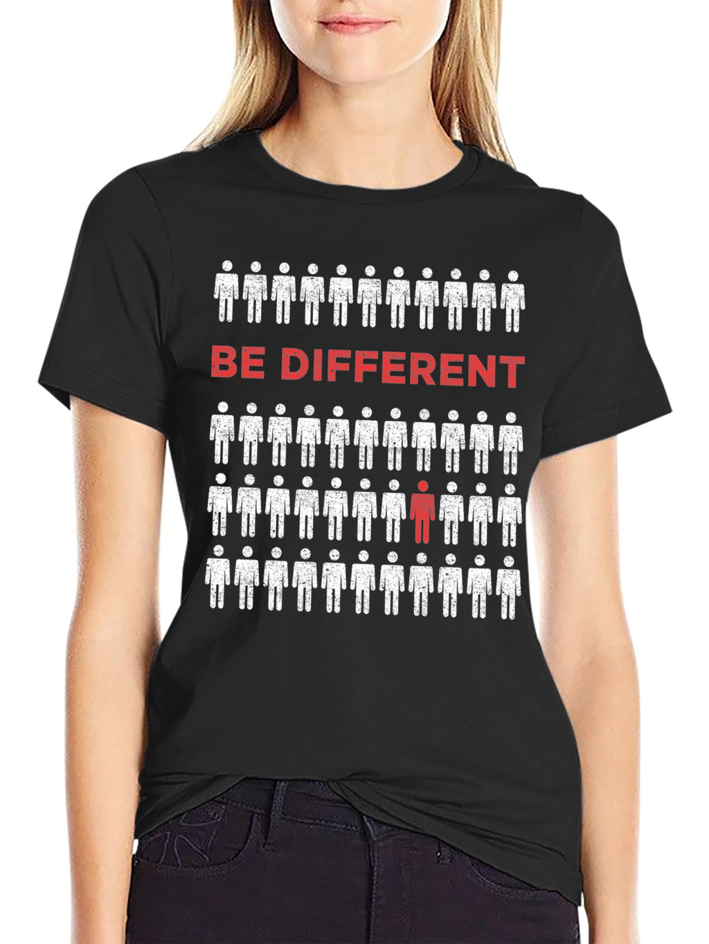 Be Different T-Shirt - Unique Graphic Tee