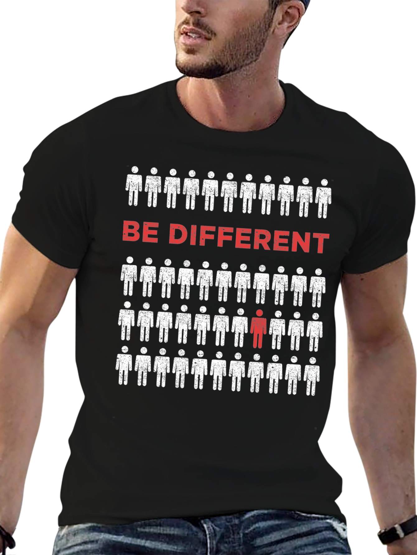 Be Different T-Shirt - Unique Graphic Tee