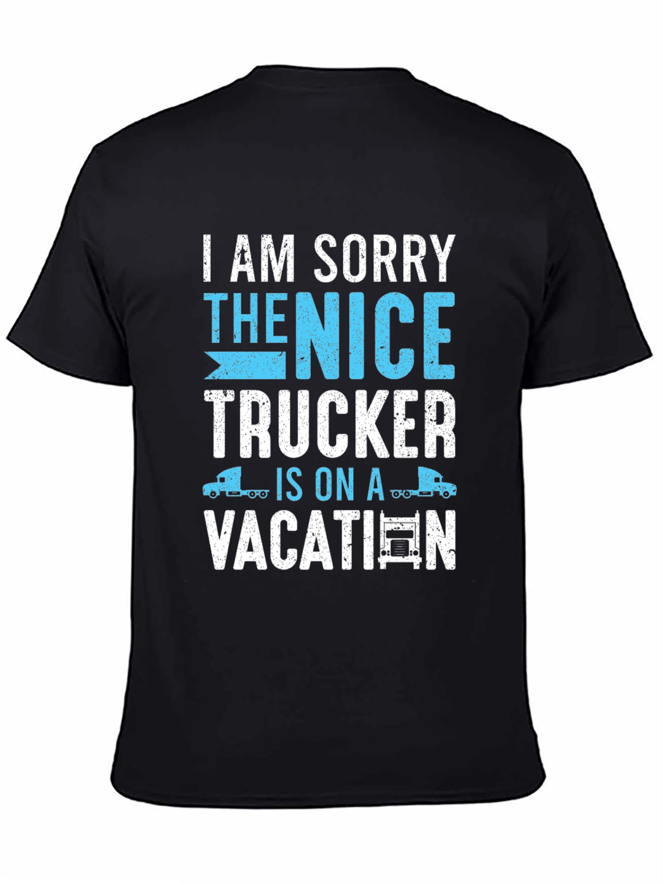 Funny Trucker Vacation T-Shirt