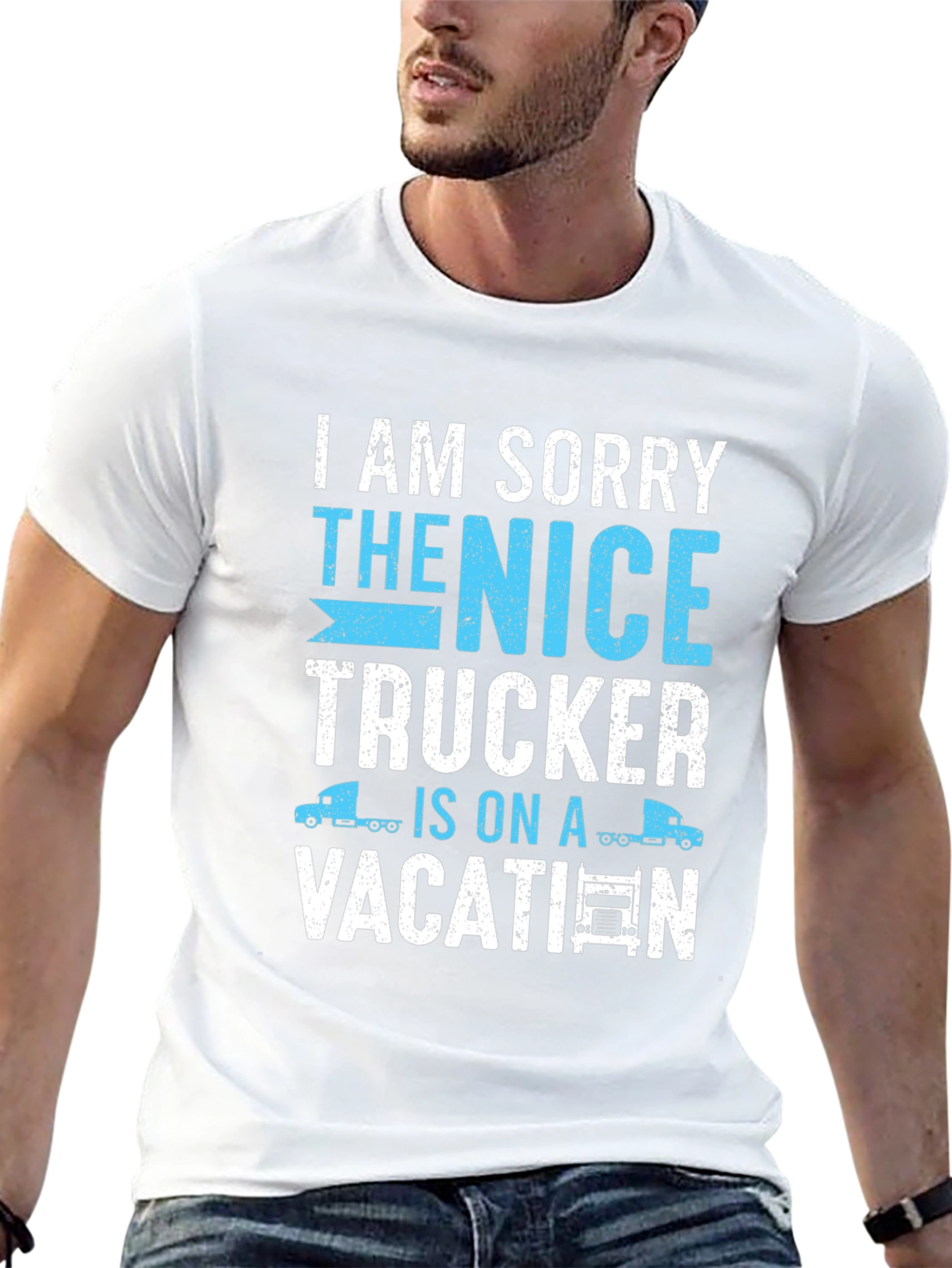 Funny Trucker Vacation T-Shirt