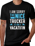 Funny Trucker Vacation T-Shirt