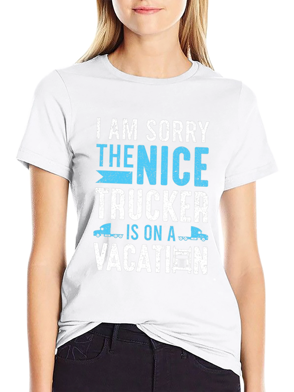 Funny Trucker Vacation T-Shirt