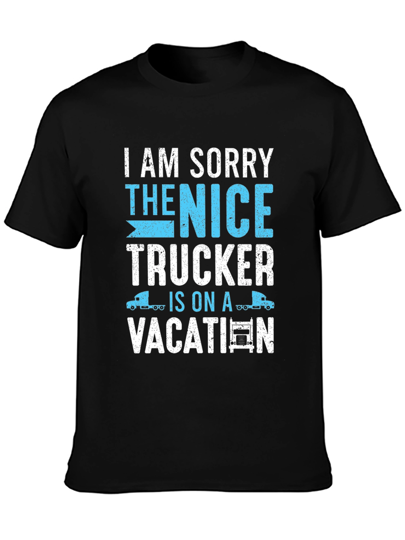 Funny Trucker Vacation T-Shirt