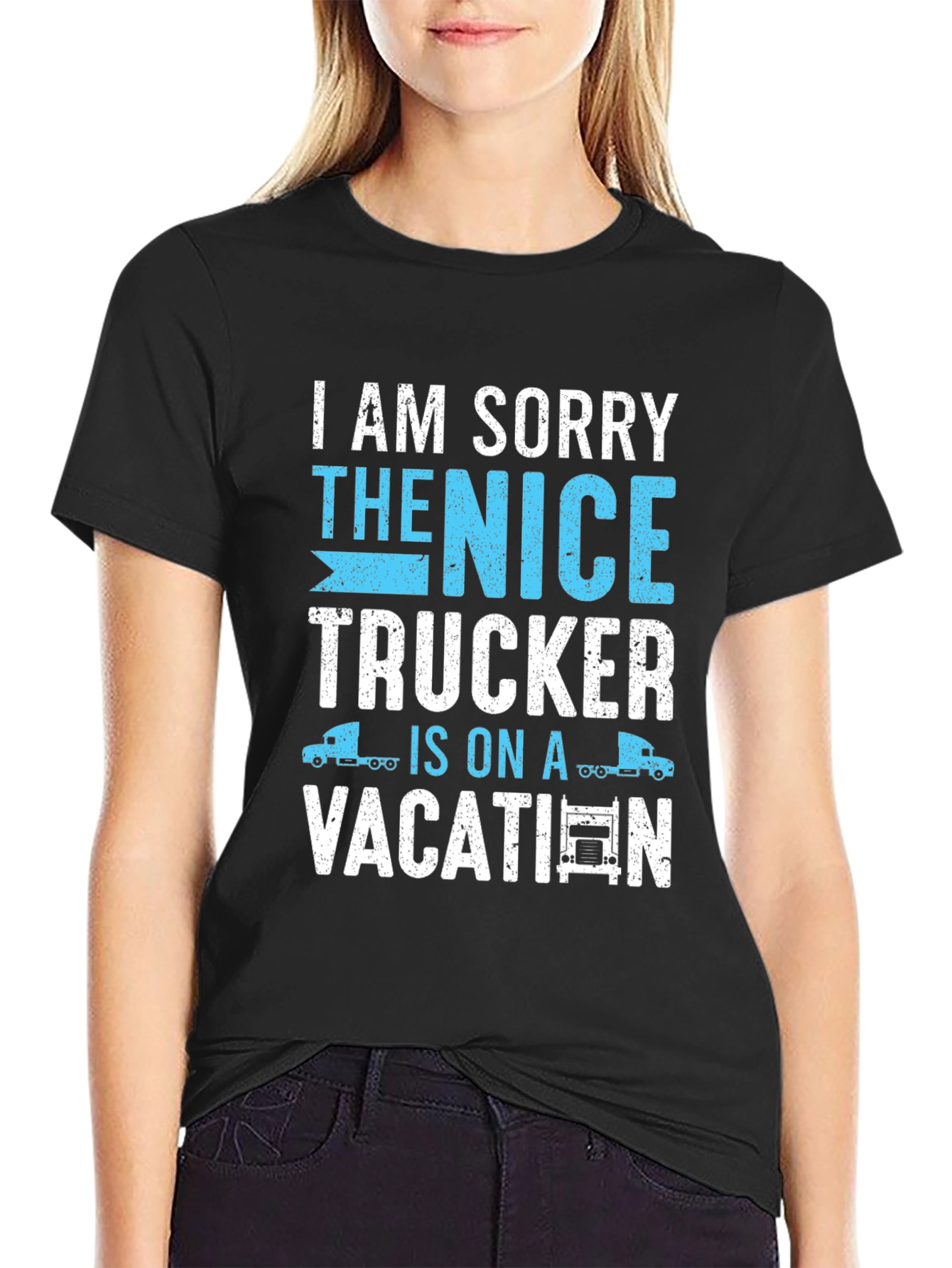 Funny Trucker Vacation T-Shirt