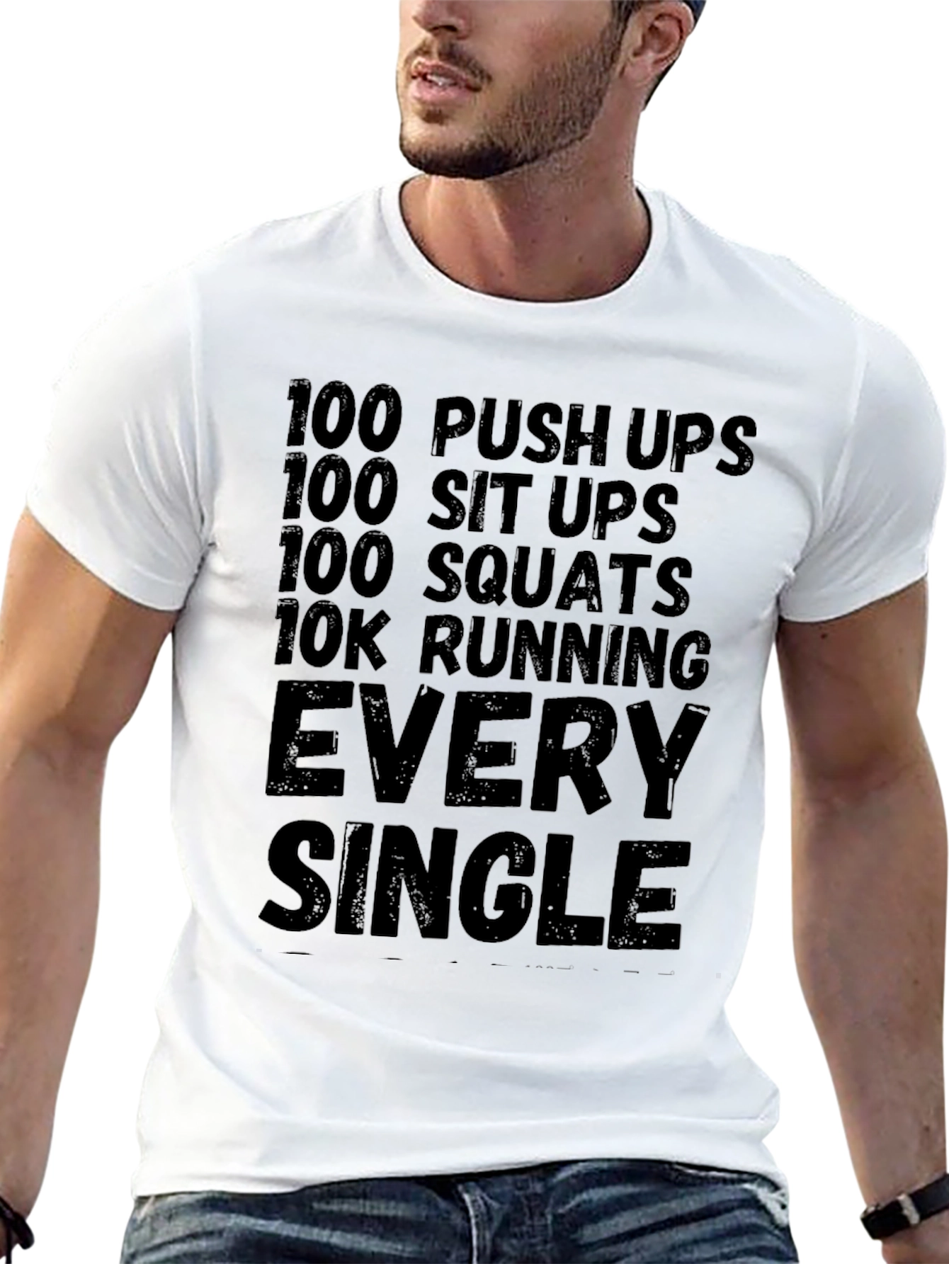 Workout Challenge Black T-Shirt