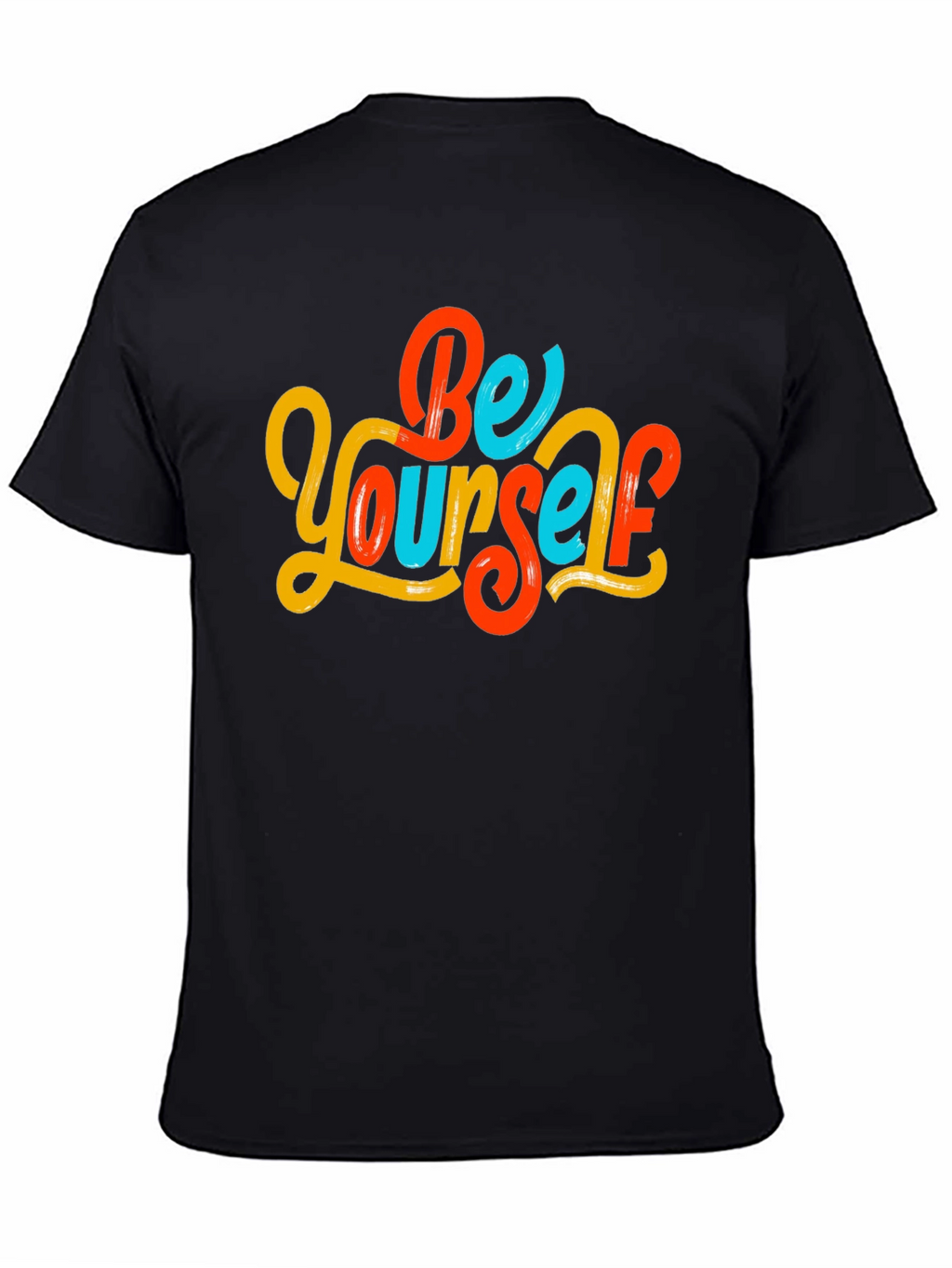 Be Yourself Graphic Tee - Mens Black T-Shirt