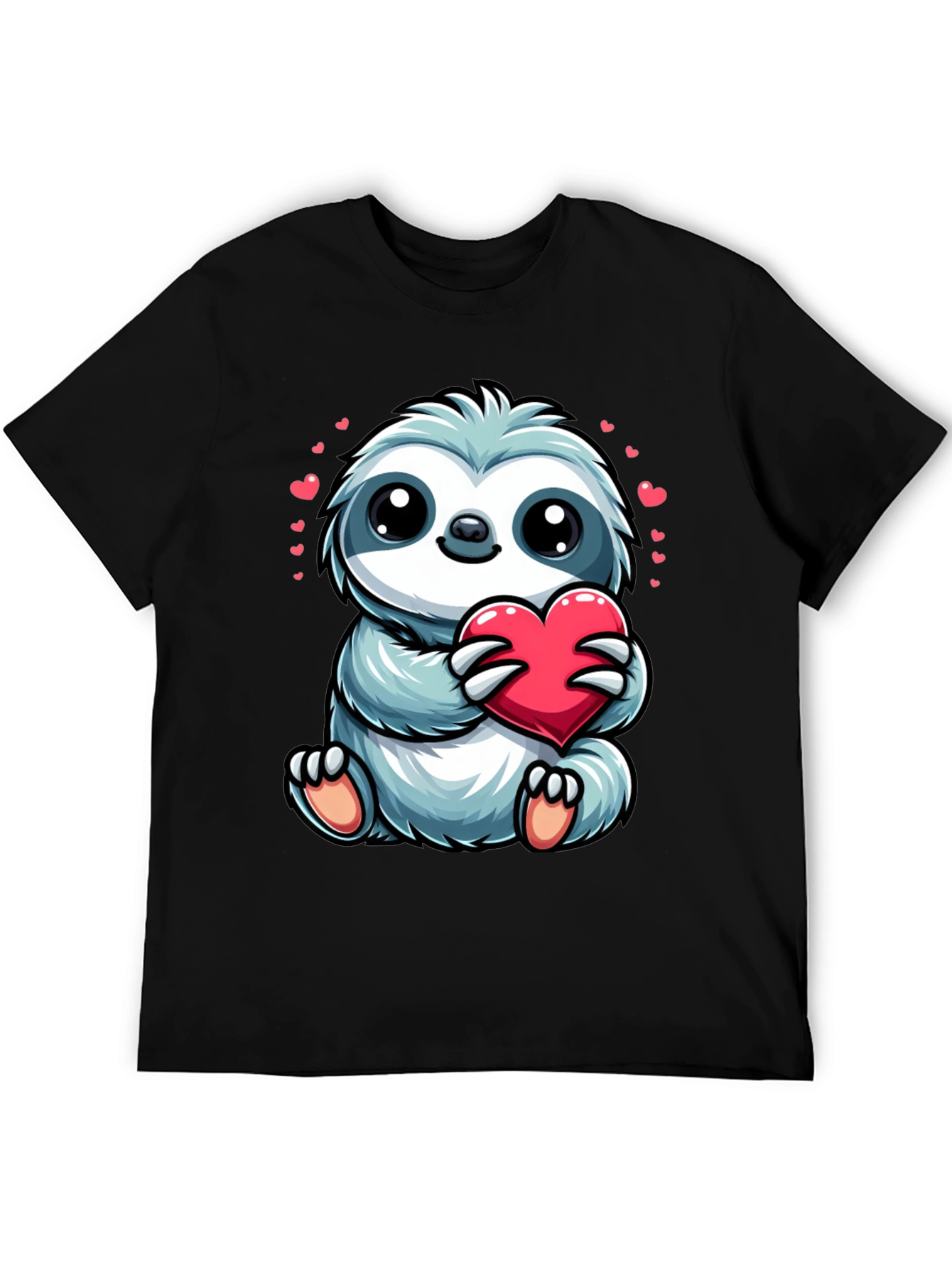 Sloth with Heart Graphic Tee