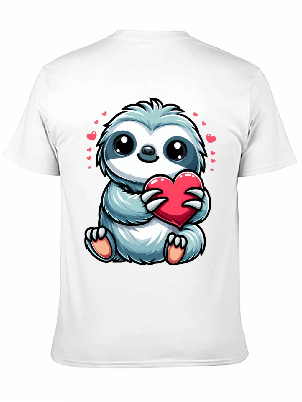 Sloth with Heart Graphic Tee