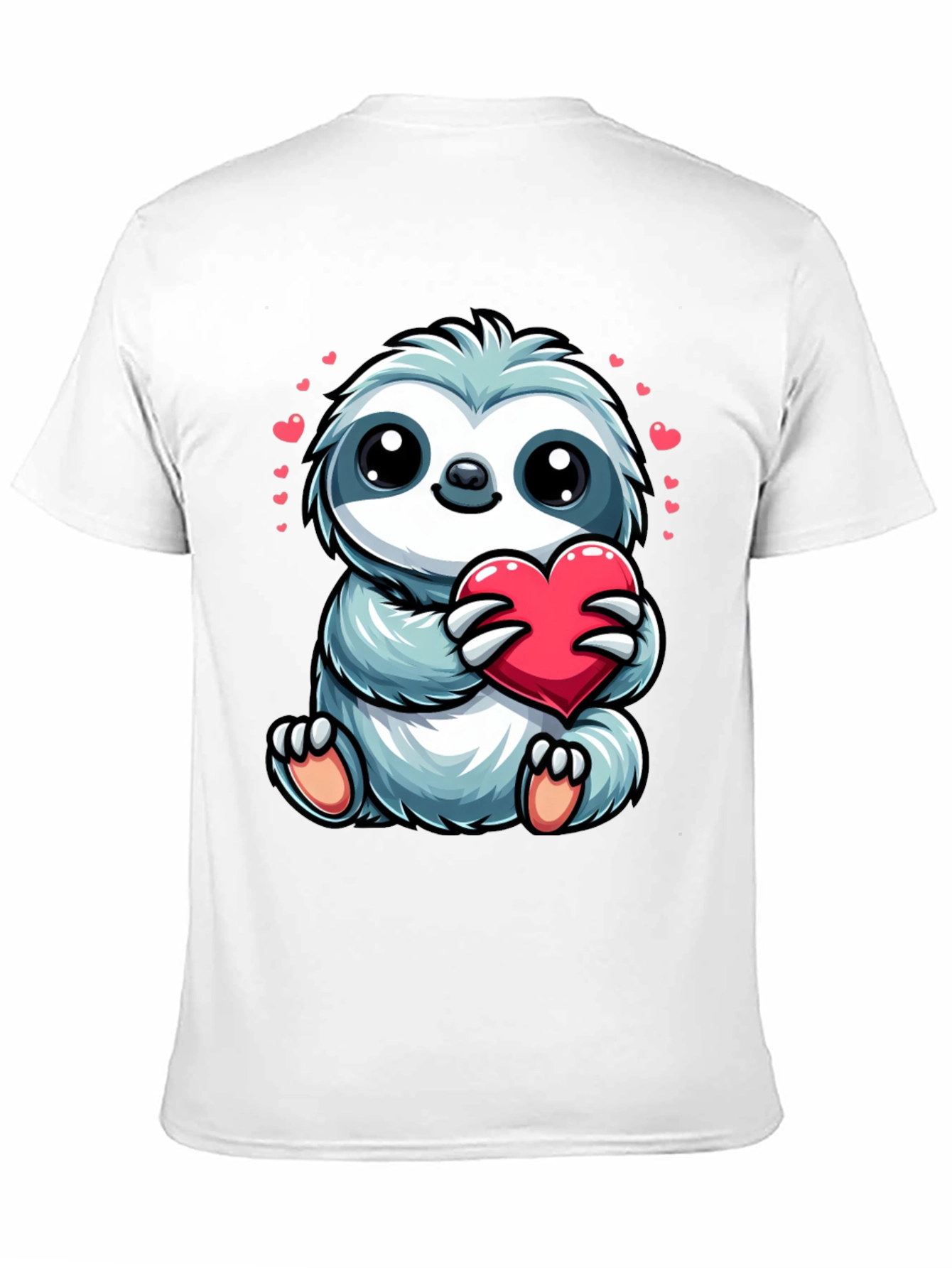 Sloth with Heart Graphic Tee